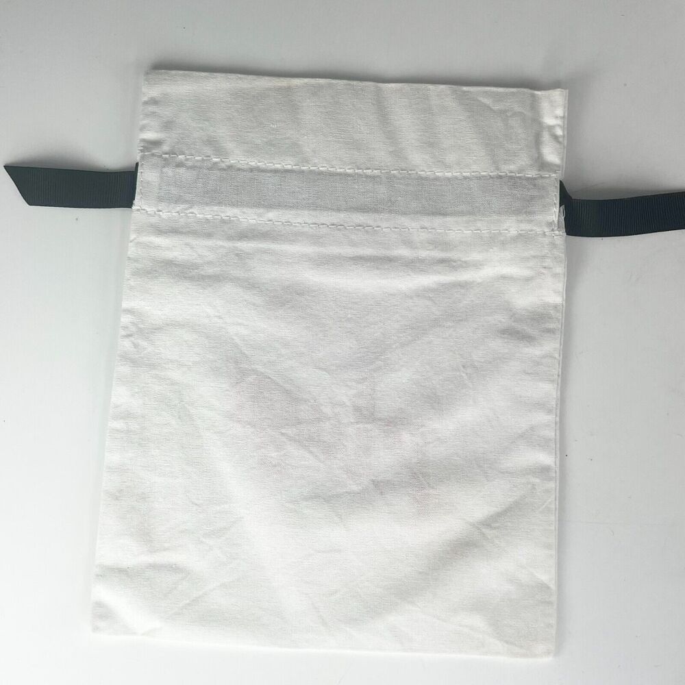 Sephora Play! Drawstring Cloth MakeUp Delicates Travel Bag White Red Black New - Picture 4 of 4